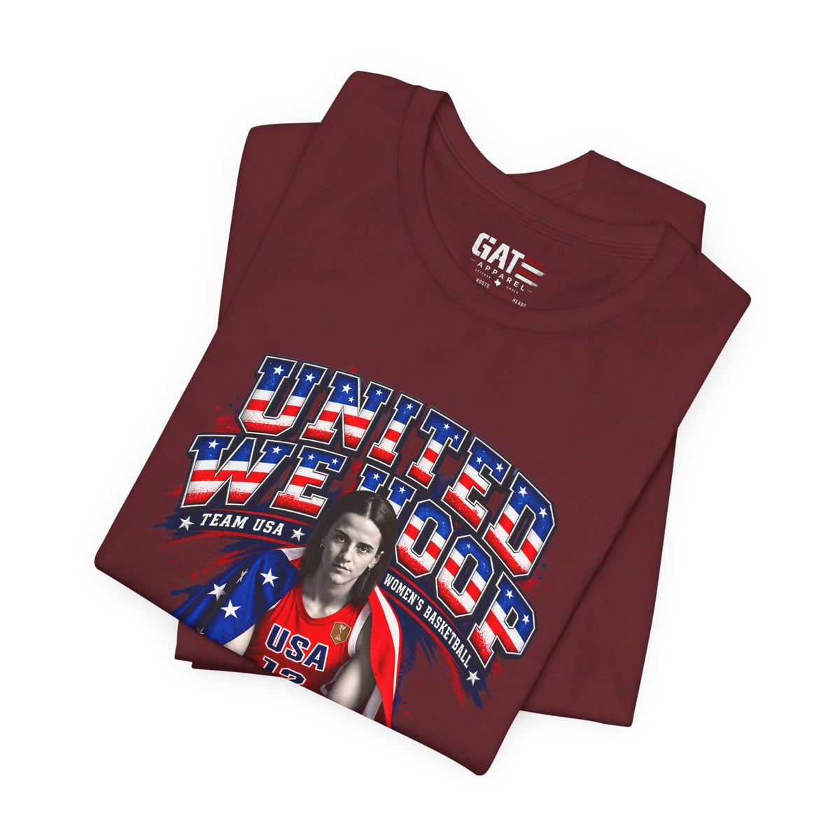 Caitlin Clark Team USA Shirt | WNBA Tee Style 2