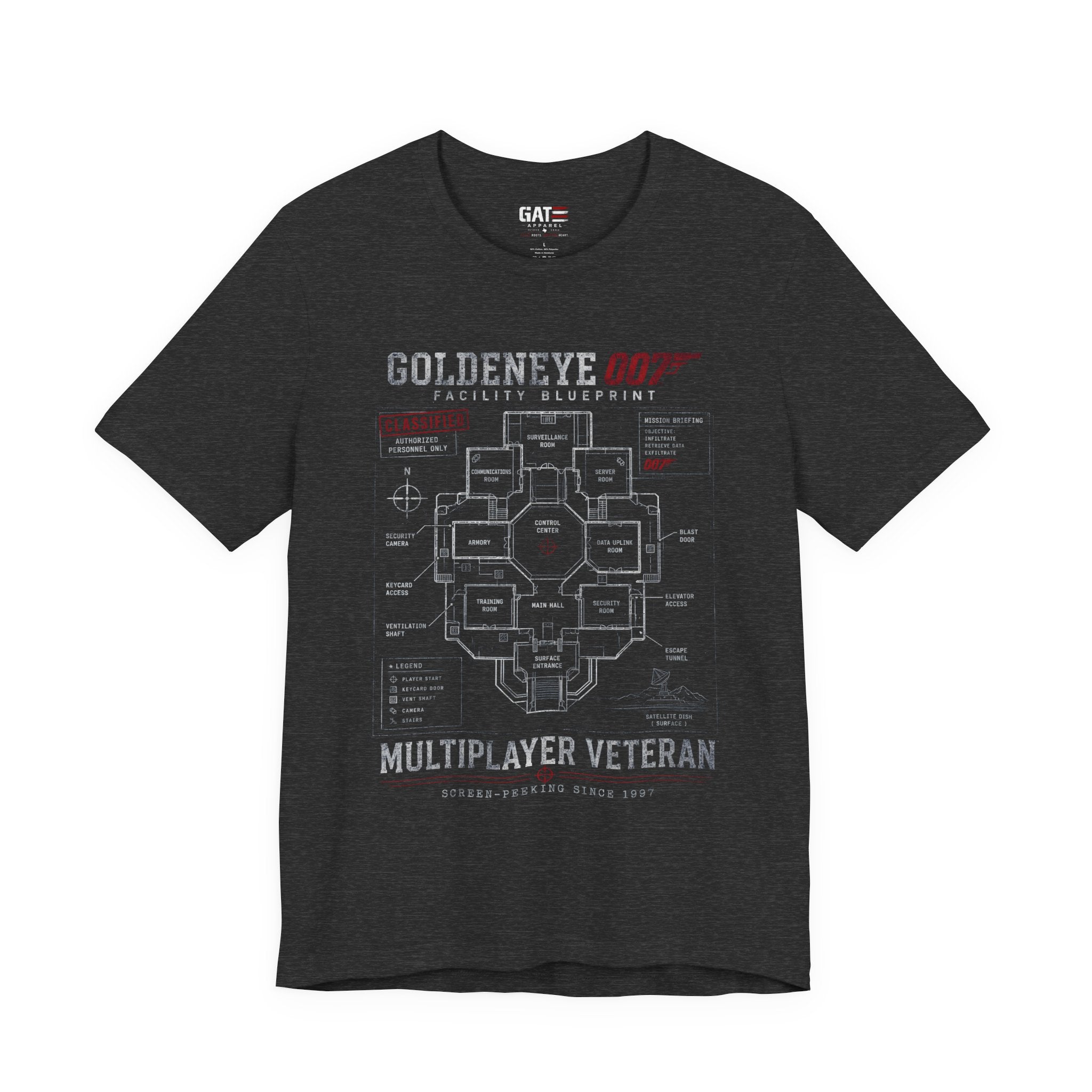 GoldenEye 007 Shirt, Retro Gaming Shirt, N64 Gamer Gift, 90s Gaming Shirt, Father's Day Gift for Him