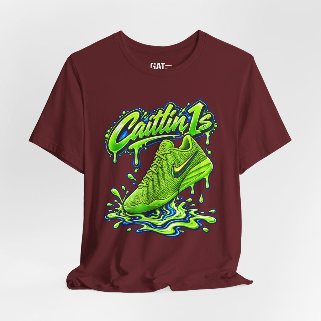 Caitlin Clark Caitlin 1s Electric Green Sneaker Shirt