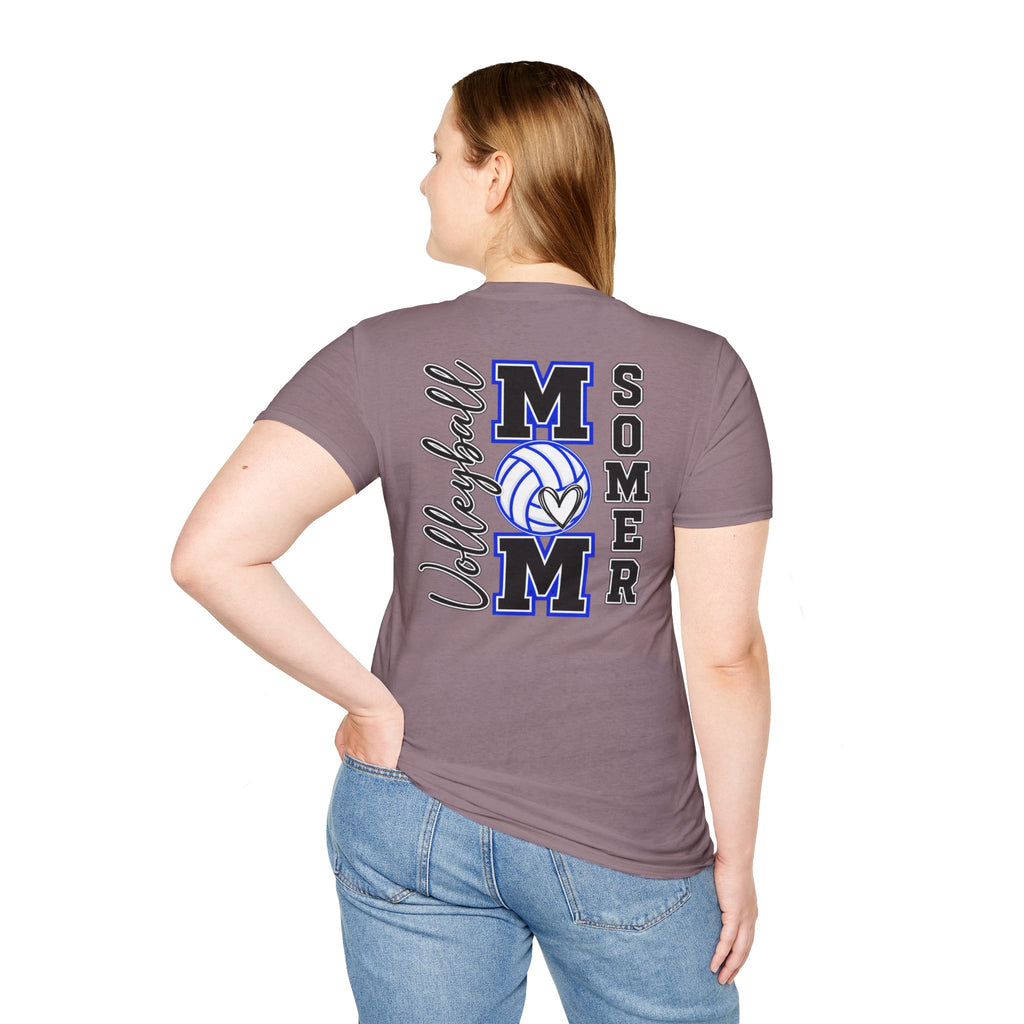 Volleyball Mom T‑Shirt – Custom Name