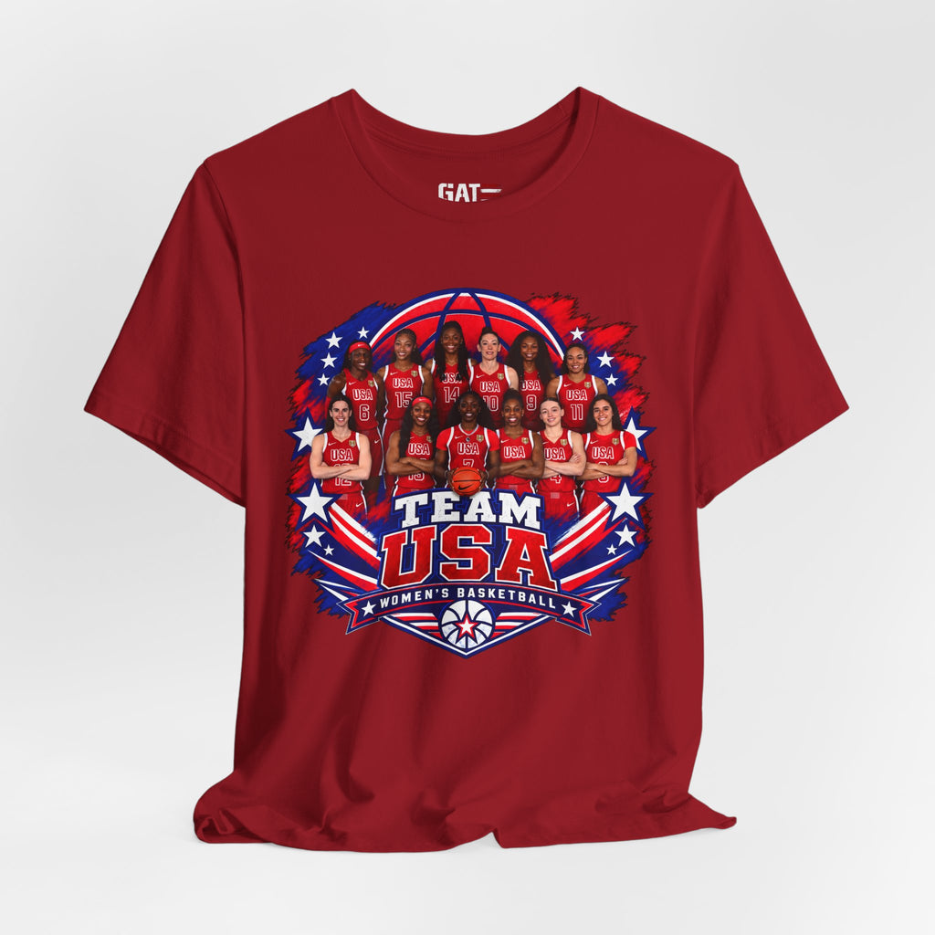 Team USA Women's Basketball Shirt | FIBA Tee 2026 Design 2