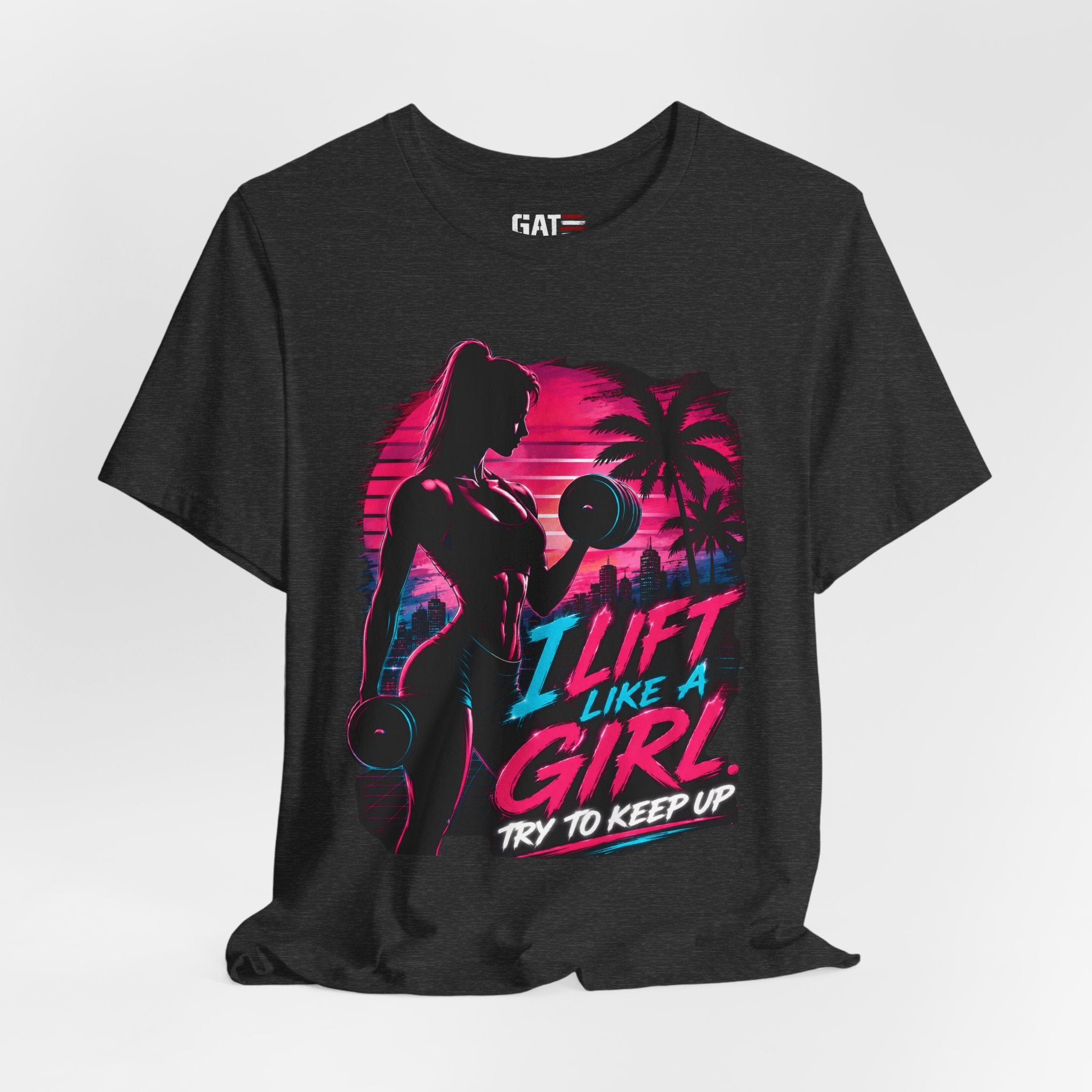 I Lift Like A Girl Shirt, Women's Gym Shirt, Retro Workout Tee, Fitness Shirt for Her, Weightlifting Gift