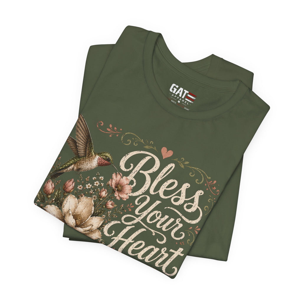Funny Southern Shirt, Bless Your Heart Tee, Southern Humor Graphic Tee, Magnolia Floral Shirt, Country Girl Gift, Farmhouse Style Tee
