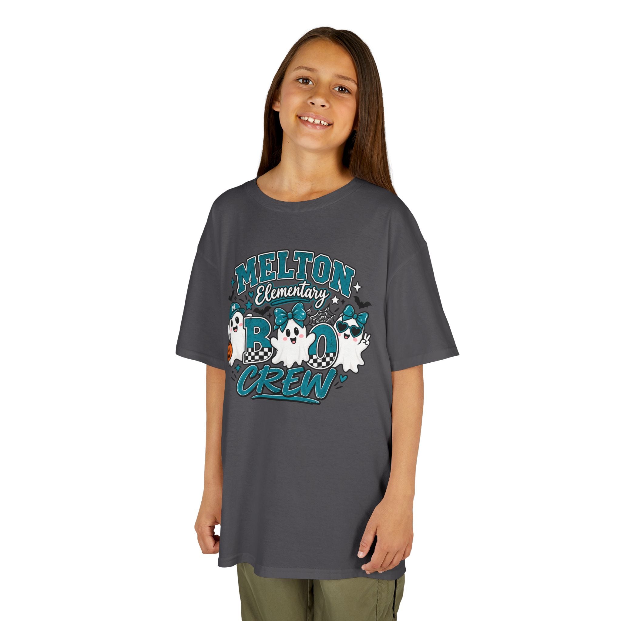 Melton Elementary Kids Boo Crew' Halloween T-Shirt