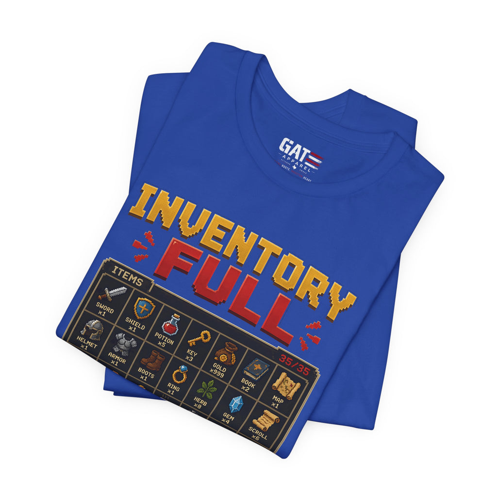 Inventory Full | Retro Gaming Shirt