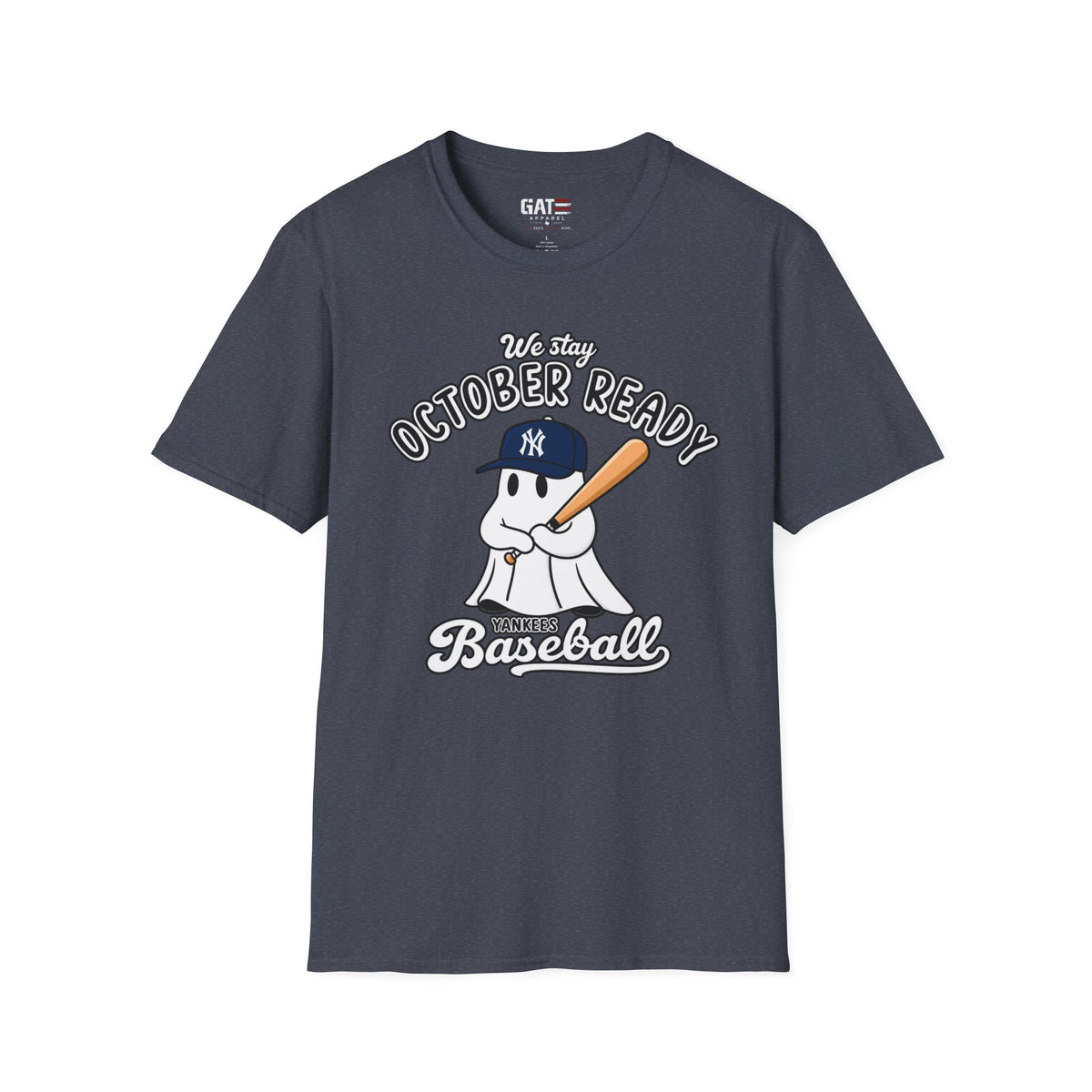 Yankees ghost baseball graphic shirt mockup