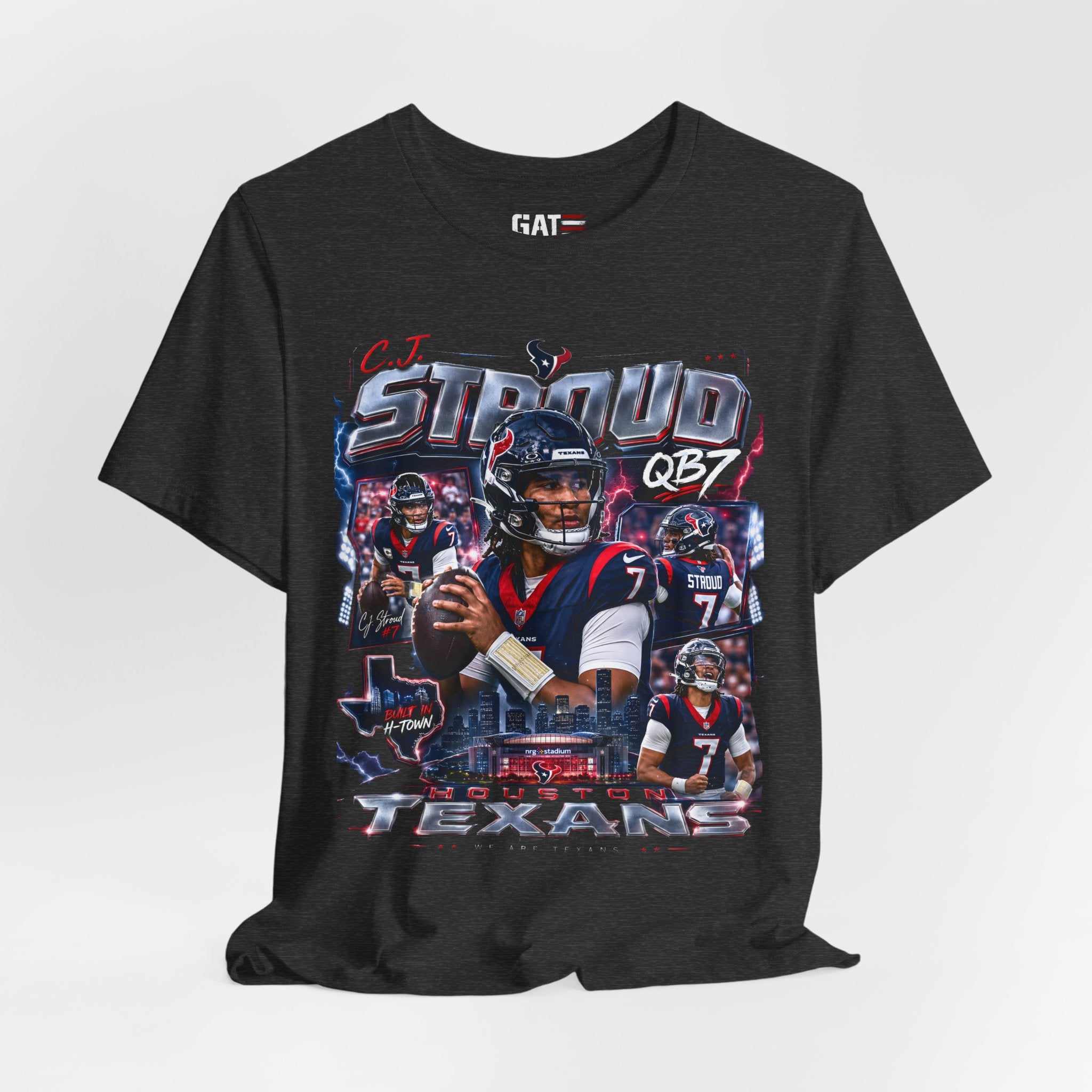 CJ Stroud Houston Texans Tee Retro Player Graphic T-Shirt