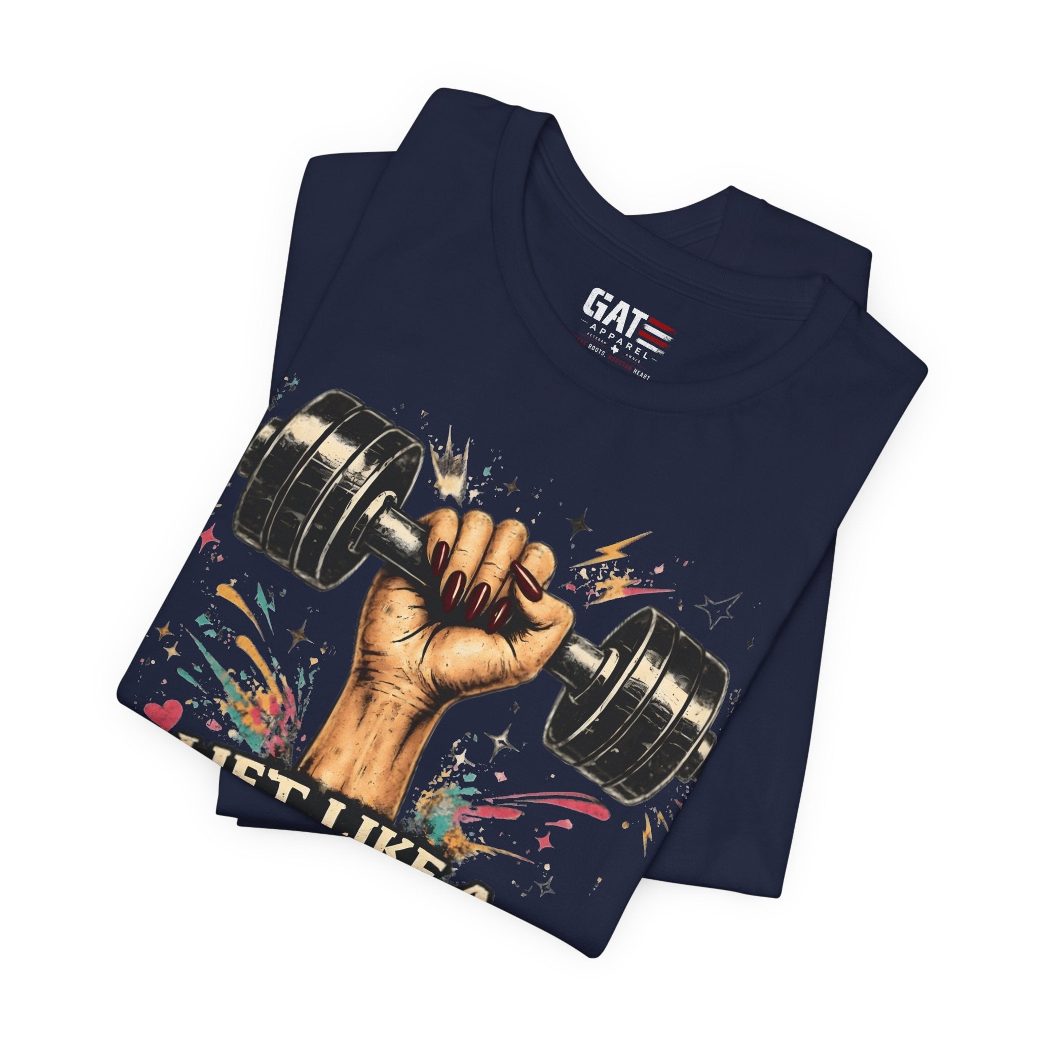Lift Like A Girl Shirt, Women's Gym Shirt, Weightlifting Tee, Cute Fitness Shirt, Workout Gift for Women