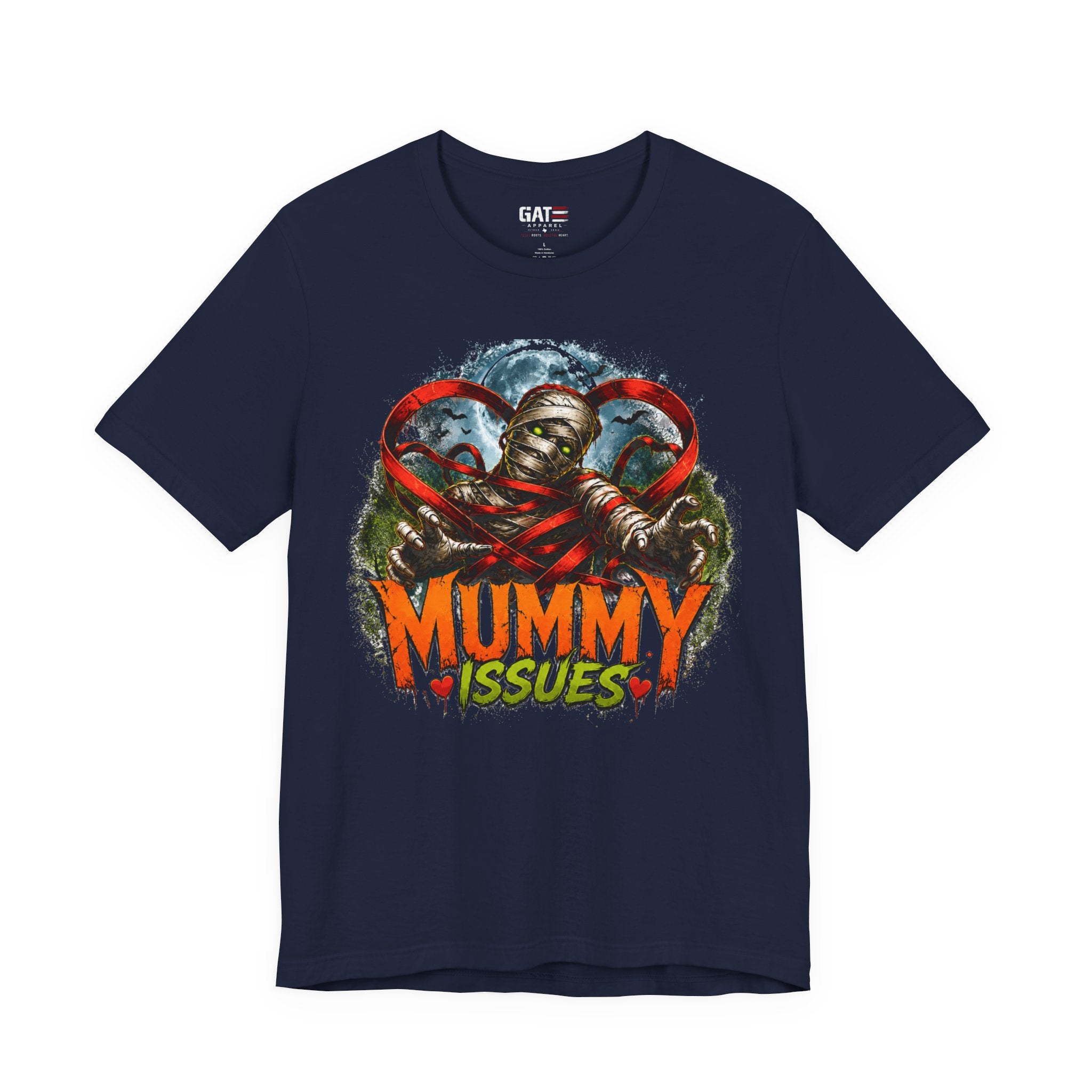 Mummy Issues T-Shirt - Funny Retro Halloween Mummy Graphic Tee