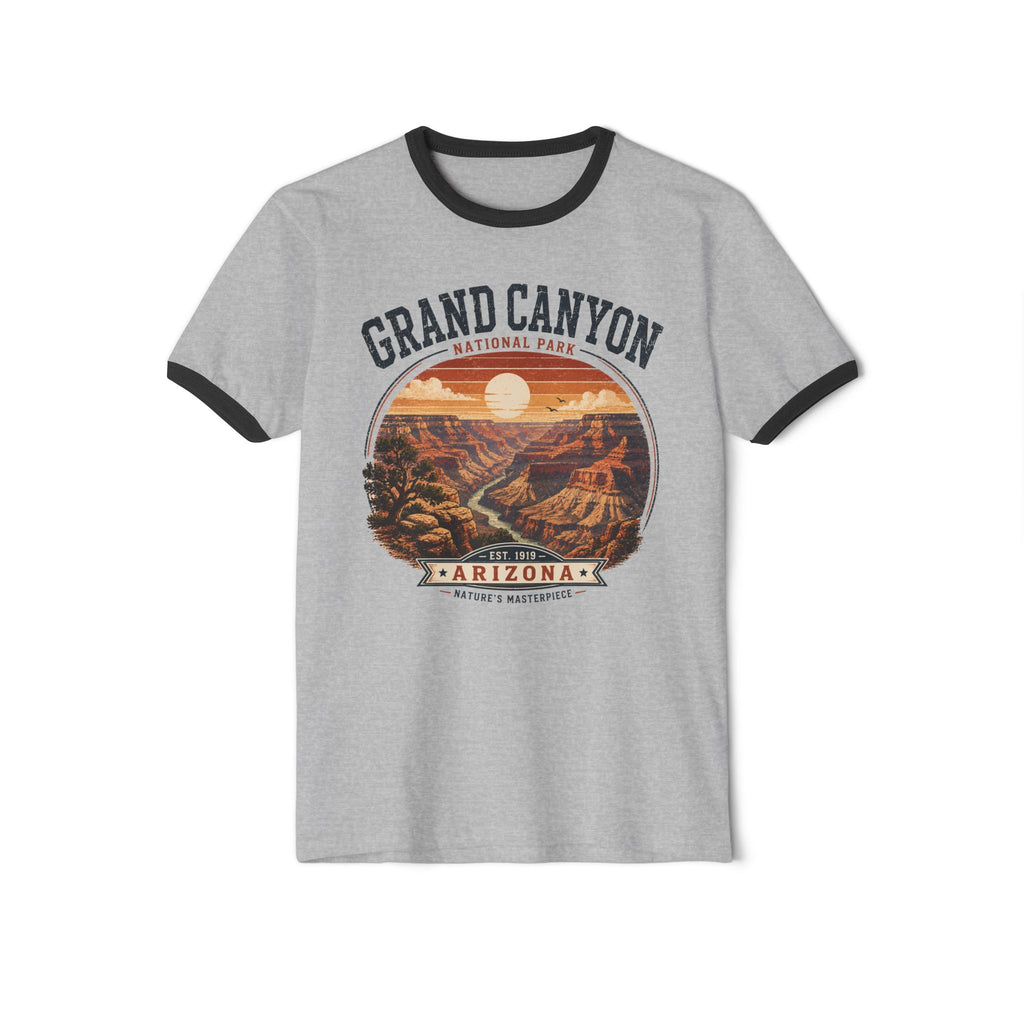 Grand Canyon Ringer T-Shirt — Vintage Arizona Park Tee