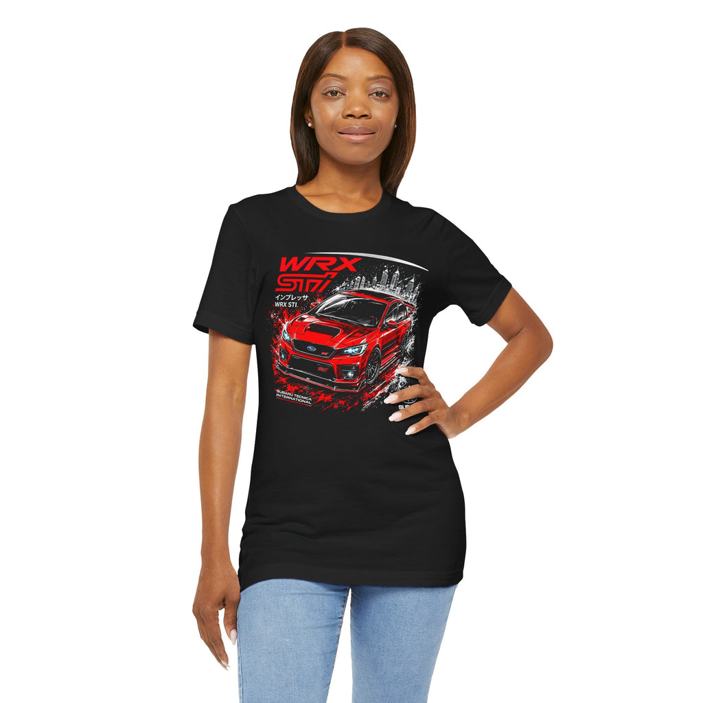 WRX STI Racing Tee - Red Subaru Performance Graphic Shirt