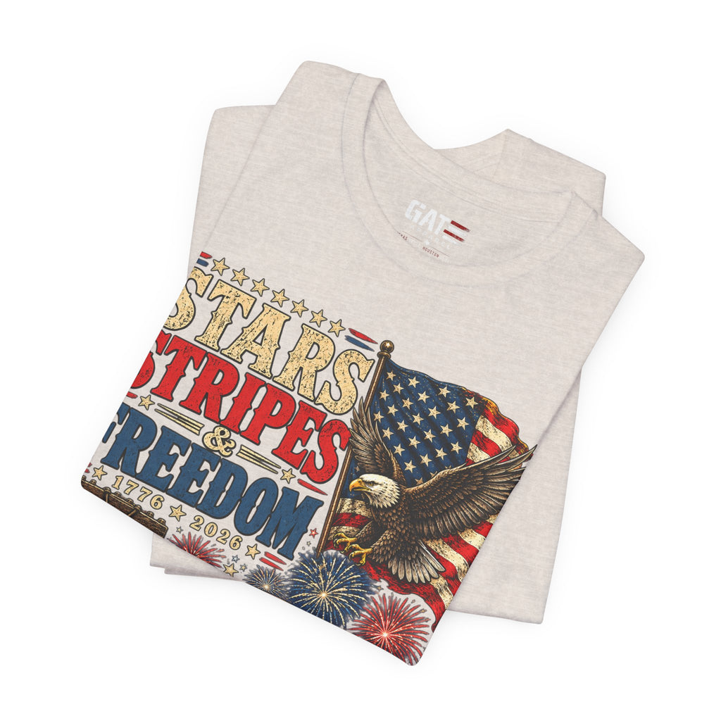 Stars Stripes & Freedom Shirt | Patriotic American Tee
