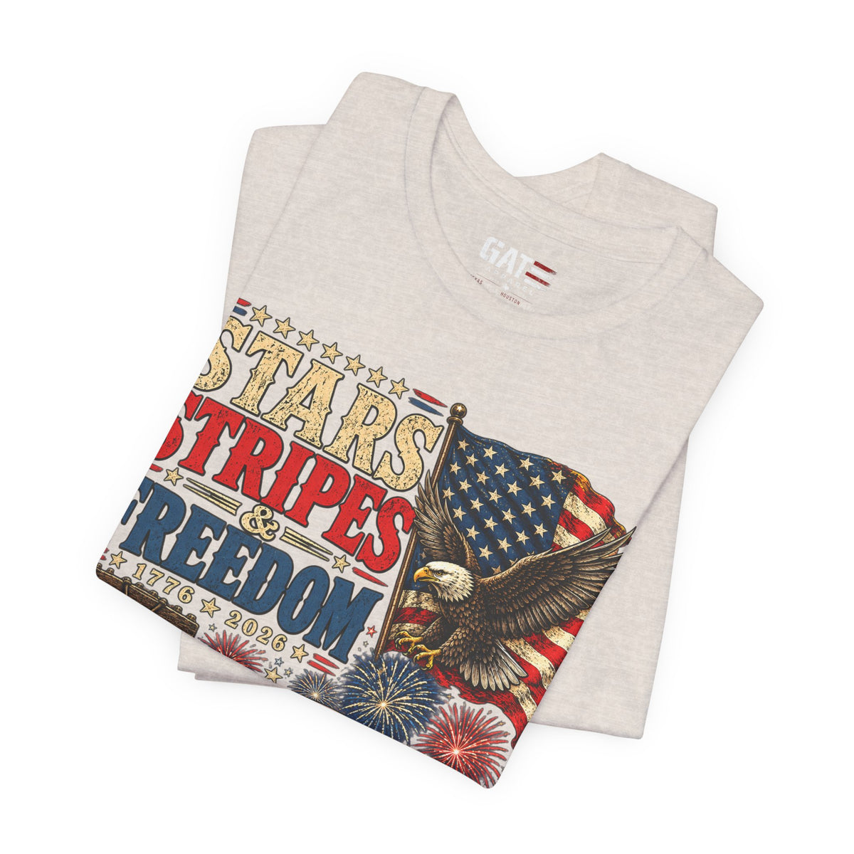 Stars Stripes & Freedom Shirt | Patriotic American Tee