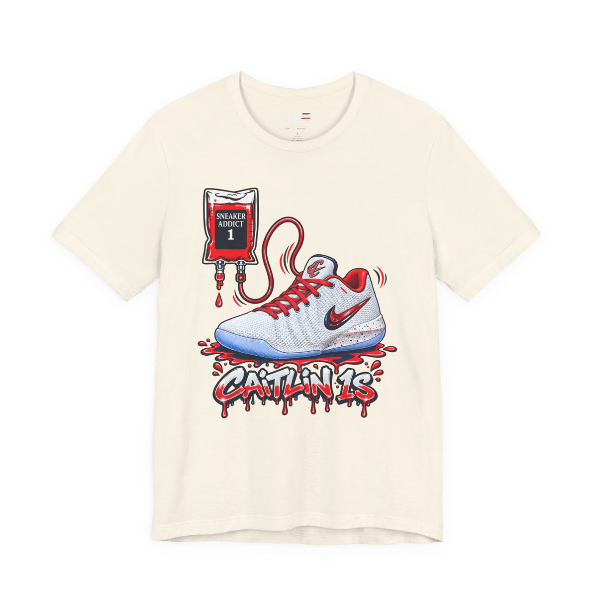 Caitlin Clark Caitlin 1s Addict Whites Sneaker Shirt