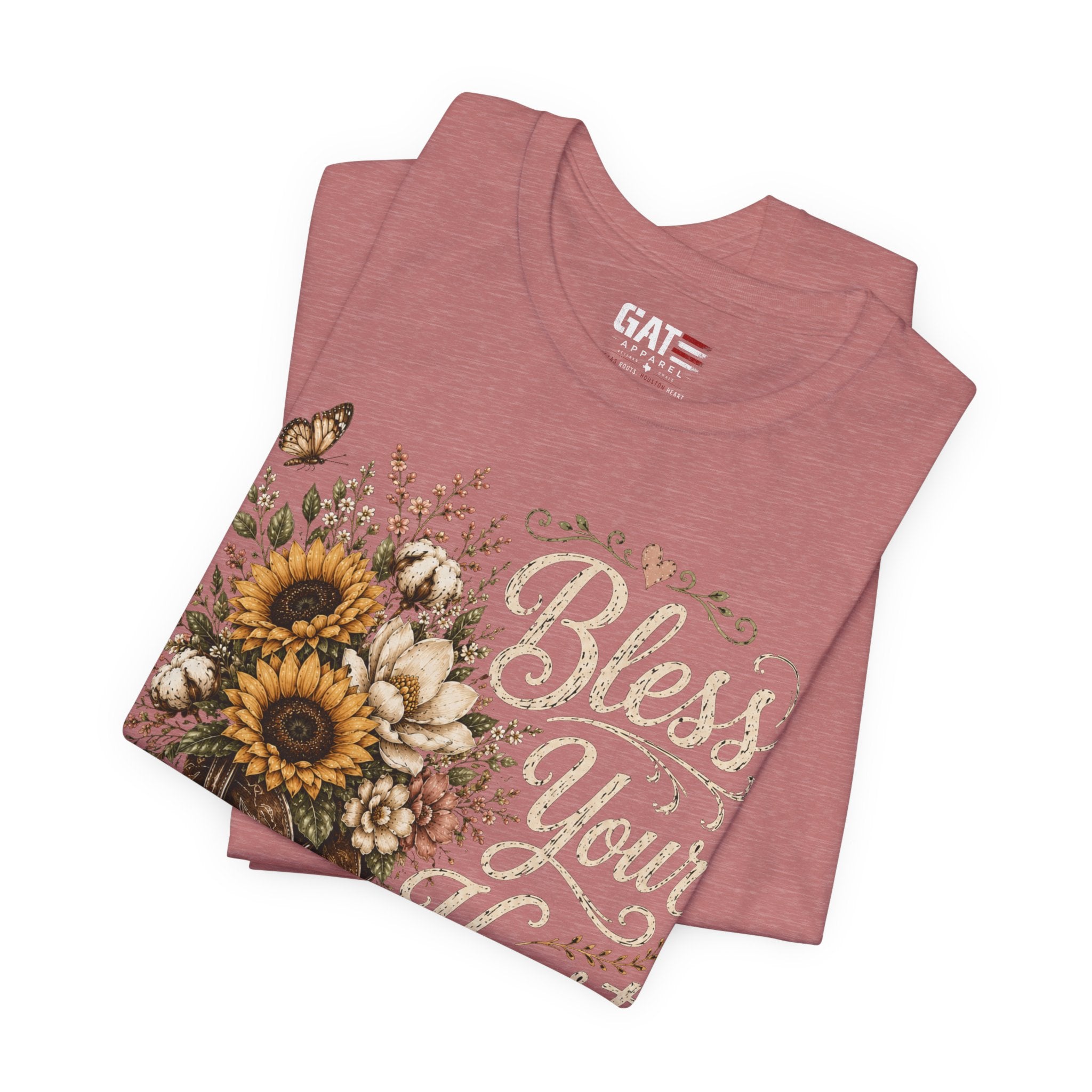 Funny Southern Shirt, Bless Your Heart Tee, Southern Humor Graphic Tee, Magnolia Floral Shirt, Country Girl Gift, Farmhouse Style Tee