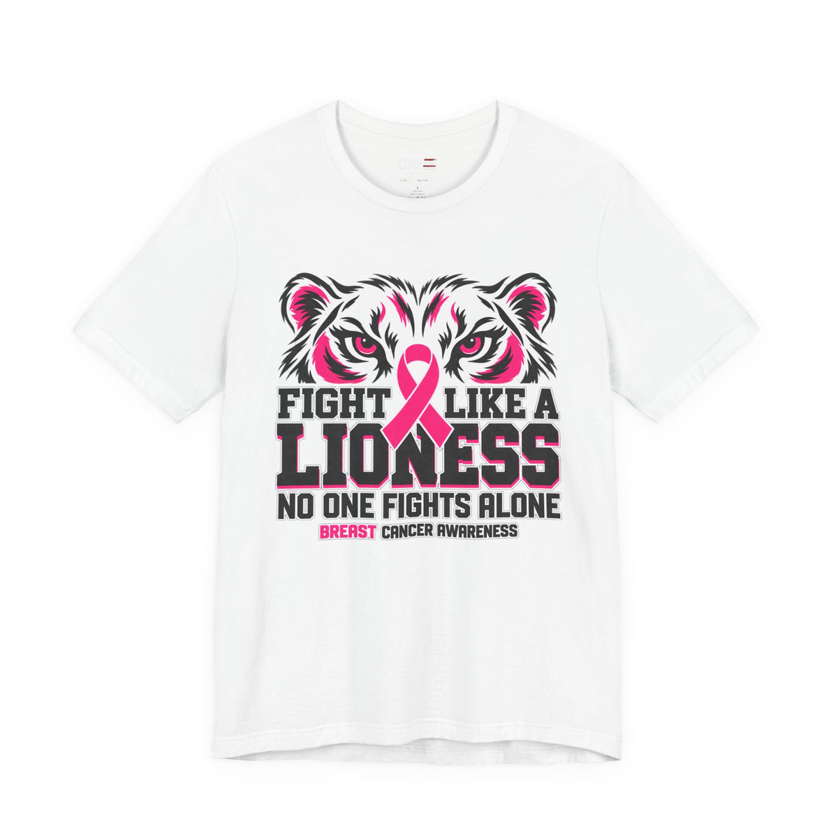 Fight Like a Lioness Breast Cancer Awareness Shirt