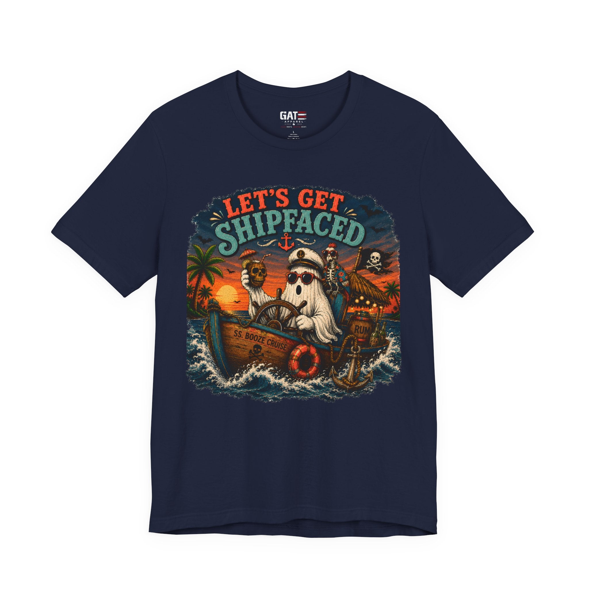 Summerween Shirt, Spooky Beach Shirt, Ghost Beach Tee, Halloween Beach Shirt, Coastal Halloween Tee, Tropical Ghost Shirt