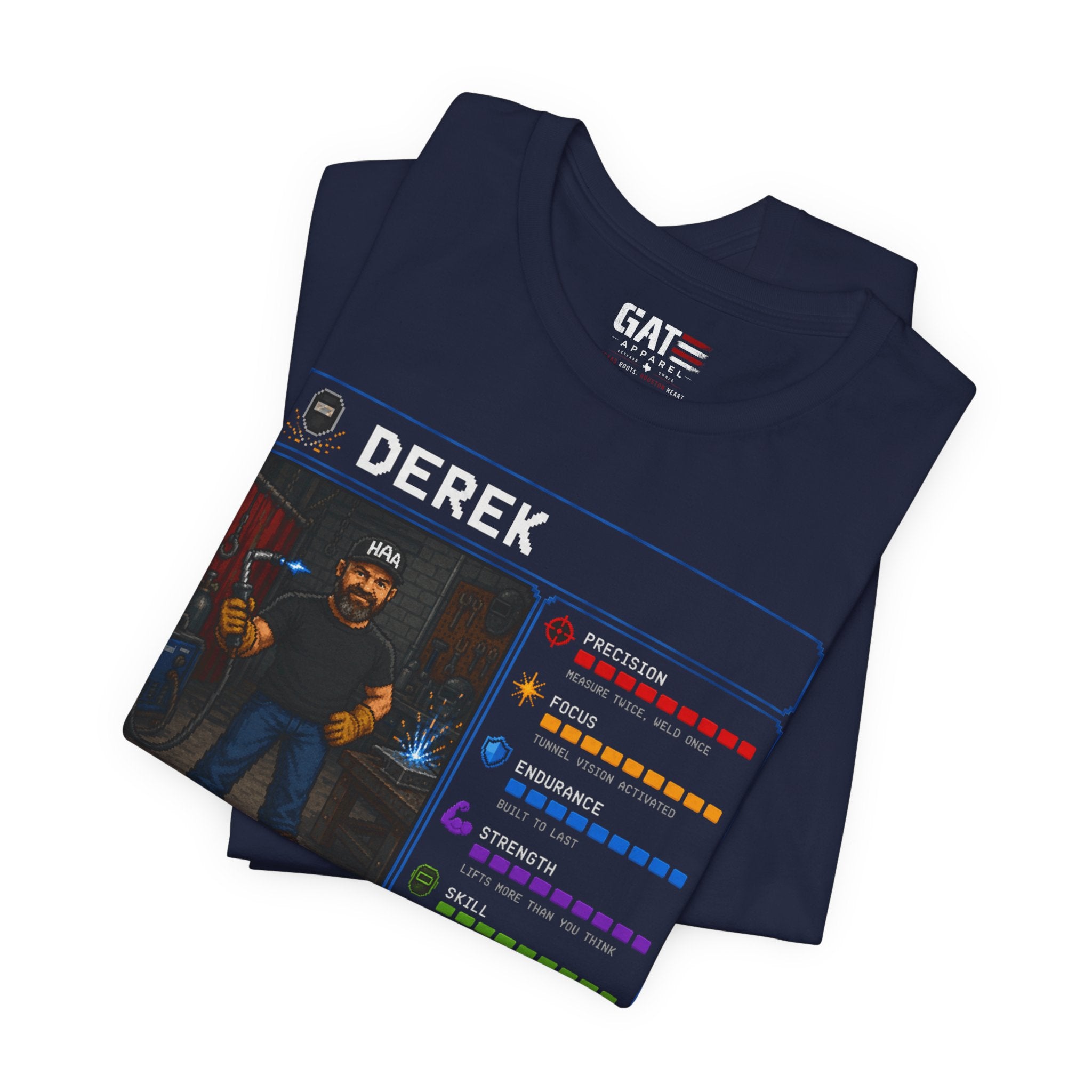 Custom Welder RPG Character Shirt| Personalized Welding Gift
