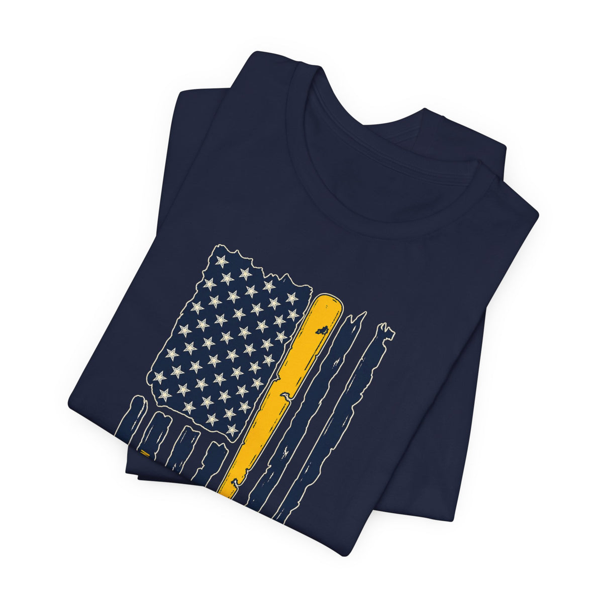 Milwaukee Brewers Brew Crew distressed baseball bat flag T-shirt - alternate product photo 19