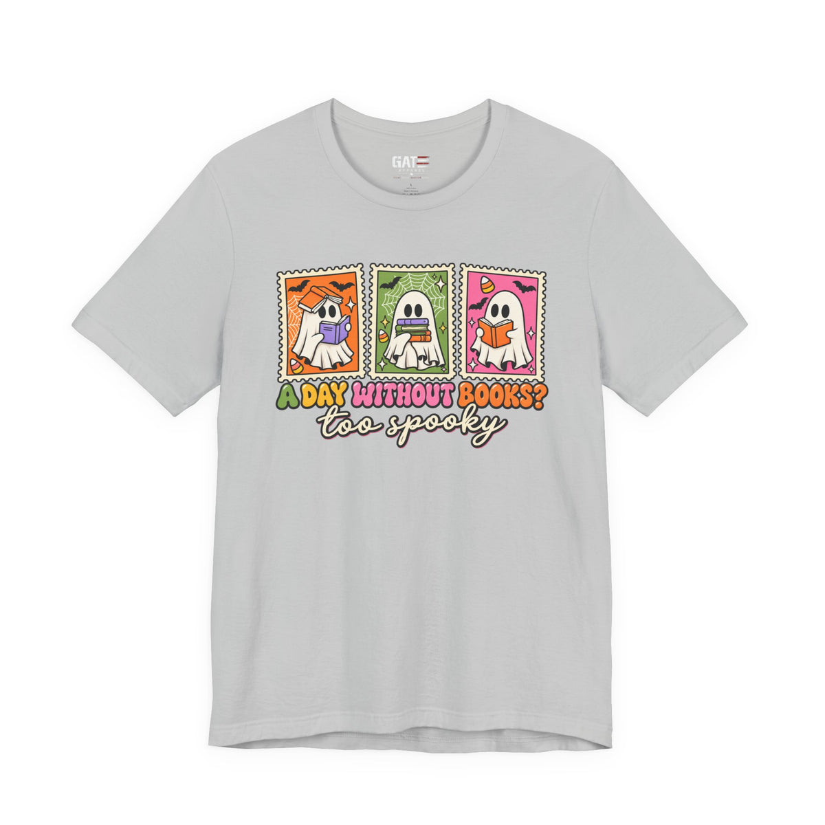 Halloween Book Lover Shirt – A Day Without Books Is Too Spooky – product photo