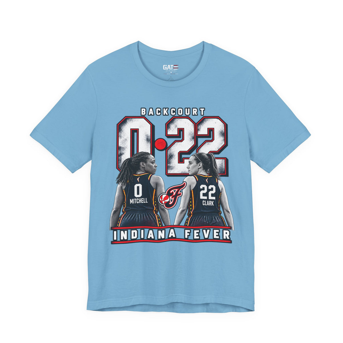 Caitlin Clark & Kelsey Mitchell Backcourt Shirt | Indiana Fever WNBA