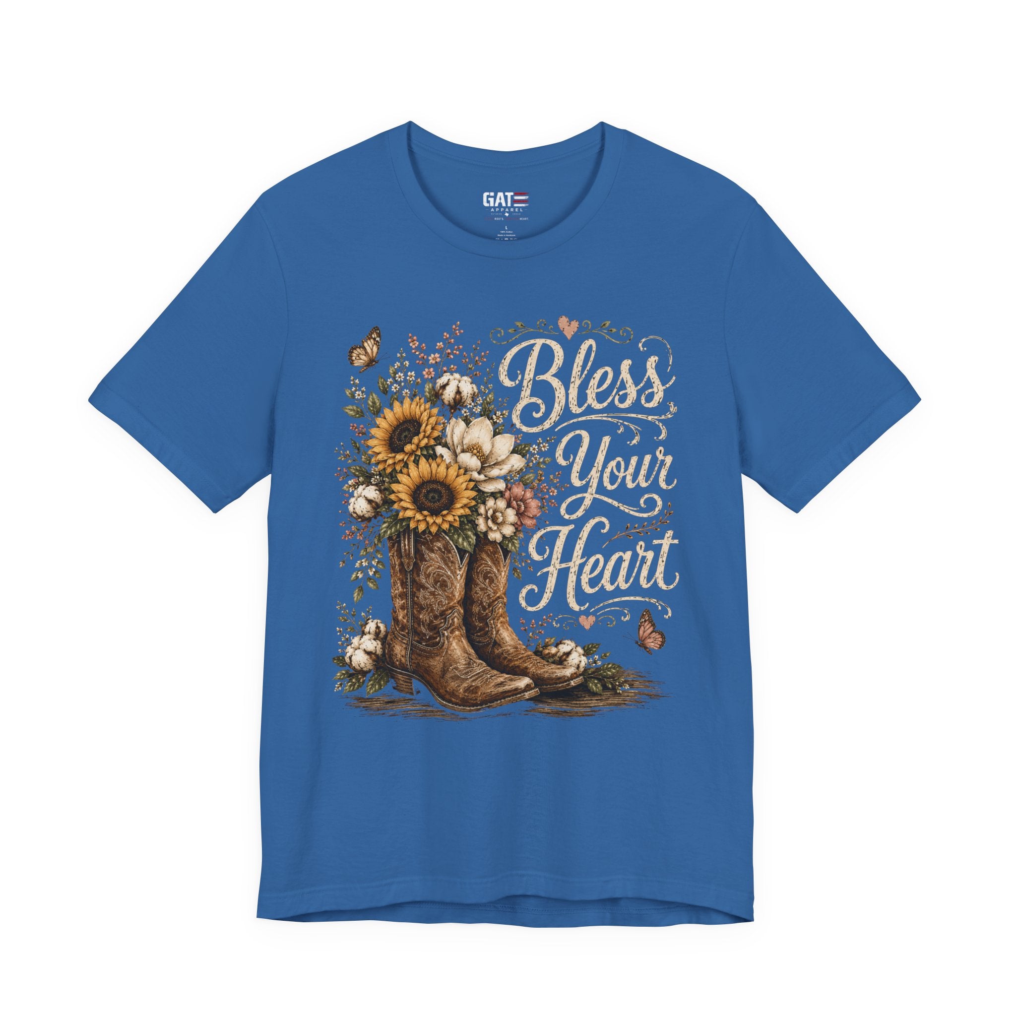 Funny Southern Shirt, Bless Your Heart Tee, Southern Humor Graphic Tee, Magnolia Floral Shirt, Country Girl Gift, Farmhouse Style Tee