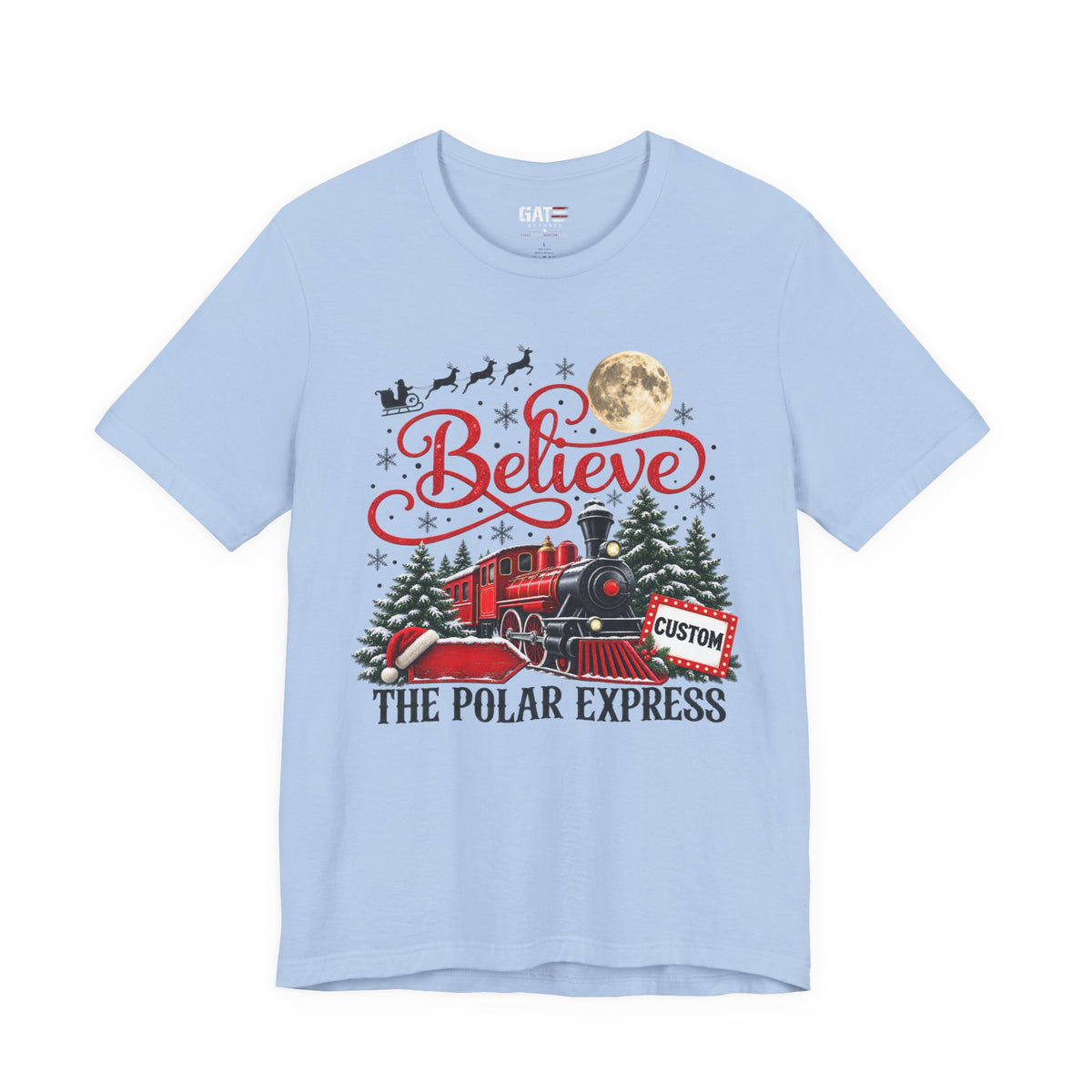 Personalized Polar Express Shirt - product mockup view 12