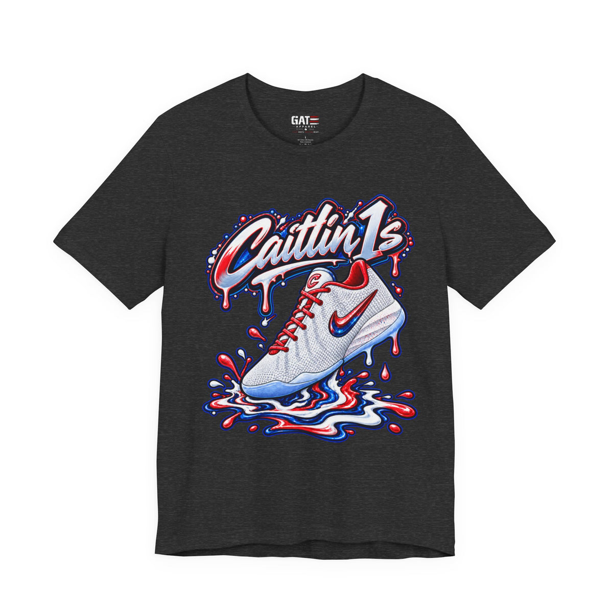 Caitlin Clark Caitlin 1s USA Whites Sneaker Shirt