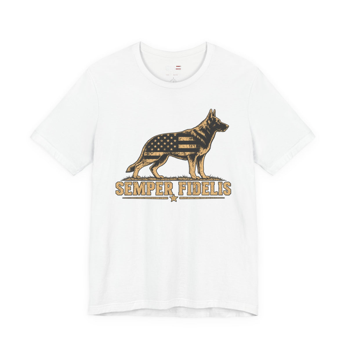 Semper Fidelis German Shepherd Shirt | Military K9 Tee