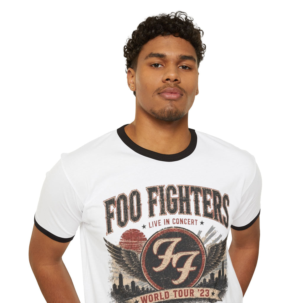 Foo Fighters Ringer T-Shirt – Live in Concert World Tour '23 Tee