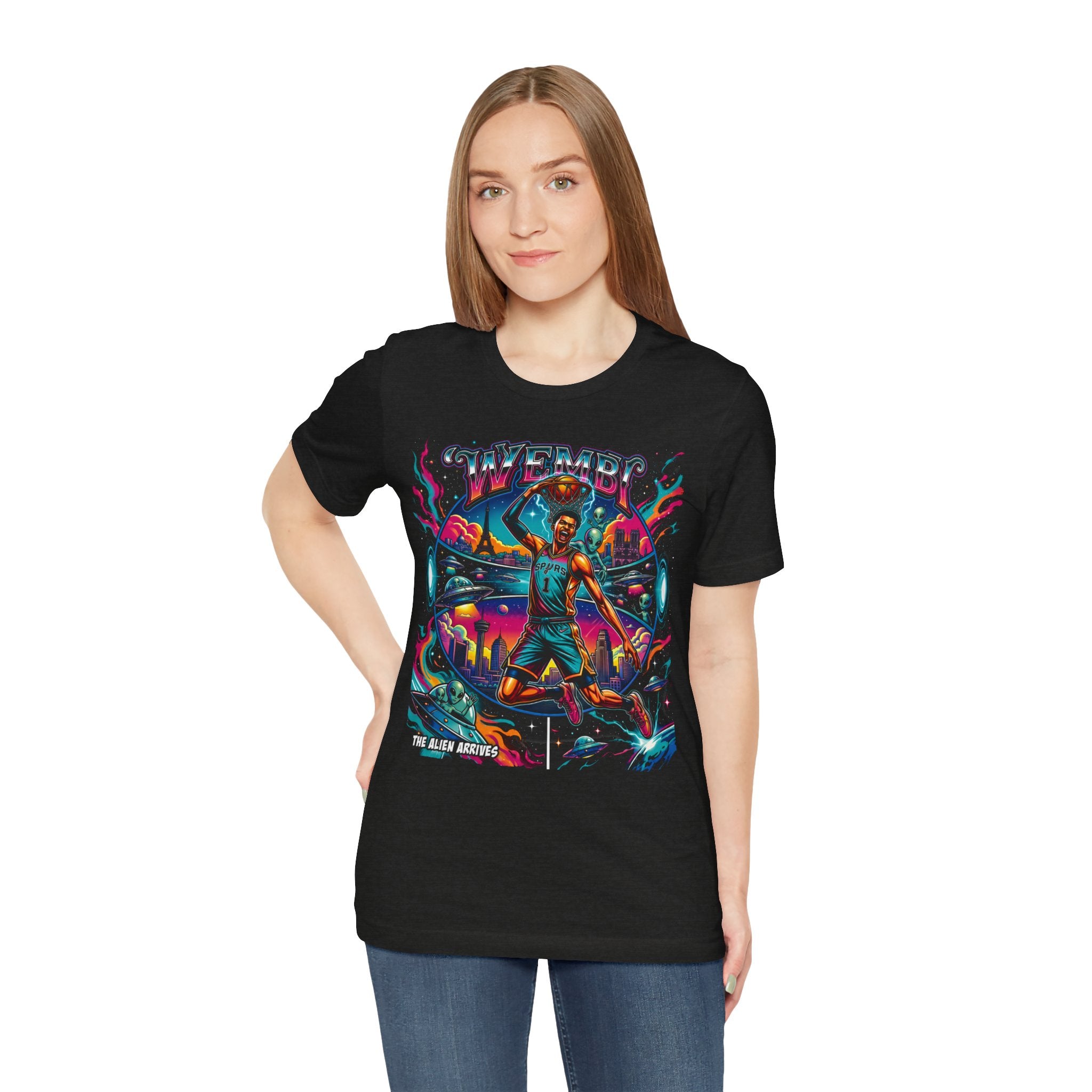 Victor Wembemyama |Wemby "The Alien"|San Antonio Spurs City Connect|NBA Graphic Tee