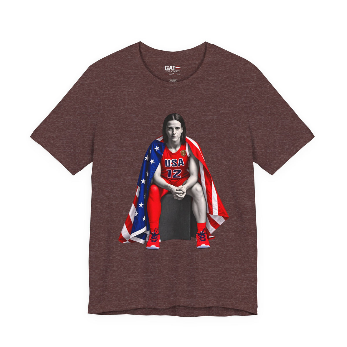 Caitlin Clark Team USA Shirt | Indiana Fever WNBA Tee