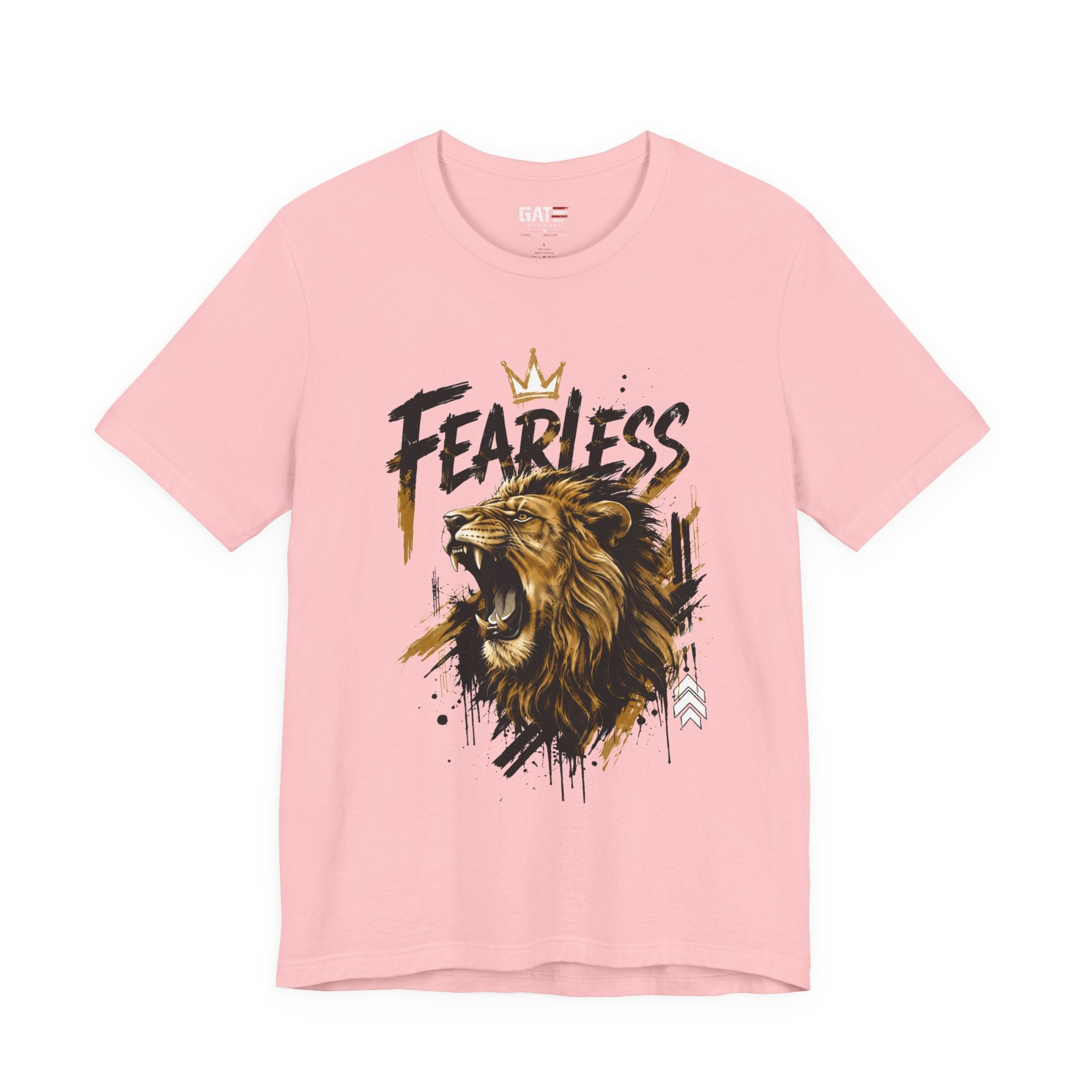 Fearless Lion Tee — Inspirational Graphic T-Shirt