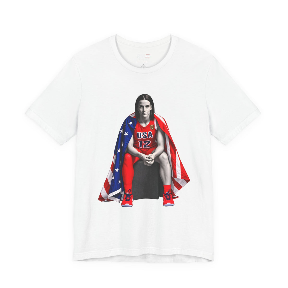 Caitlin Clark Team USA Shirt | Indiana Fever WNBA Tee