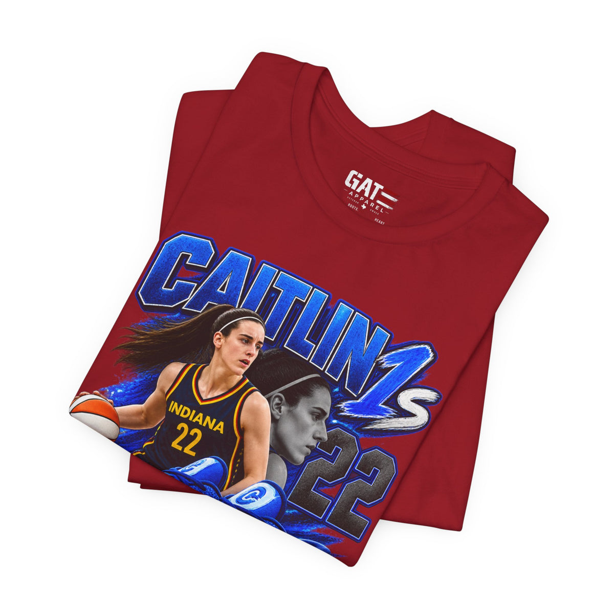 Caitlin Clark Caitlin 1s Blue Racer Sneaker Shirt