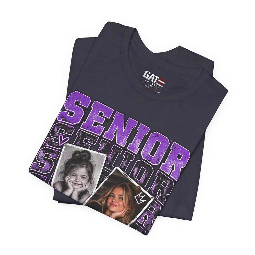 Senior 2027 Then & Now Yearbook Photo Shirt