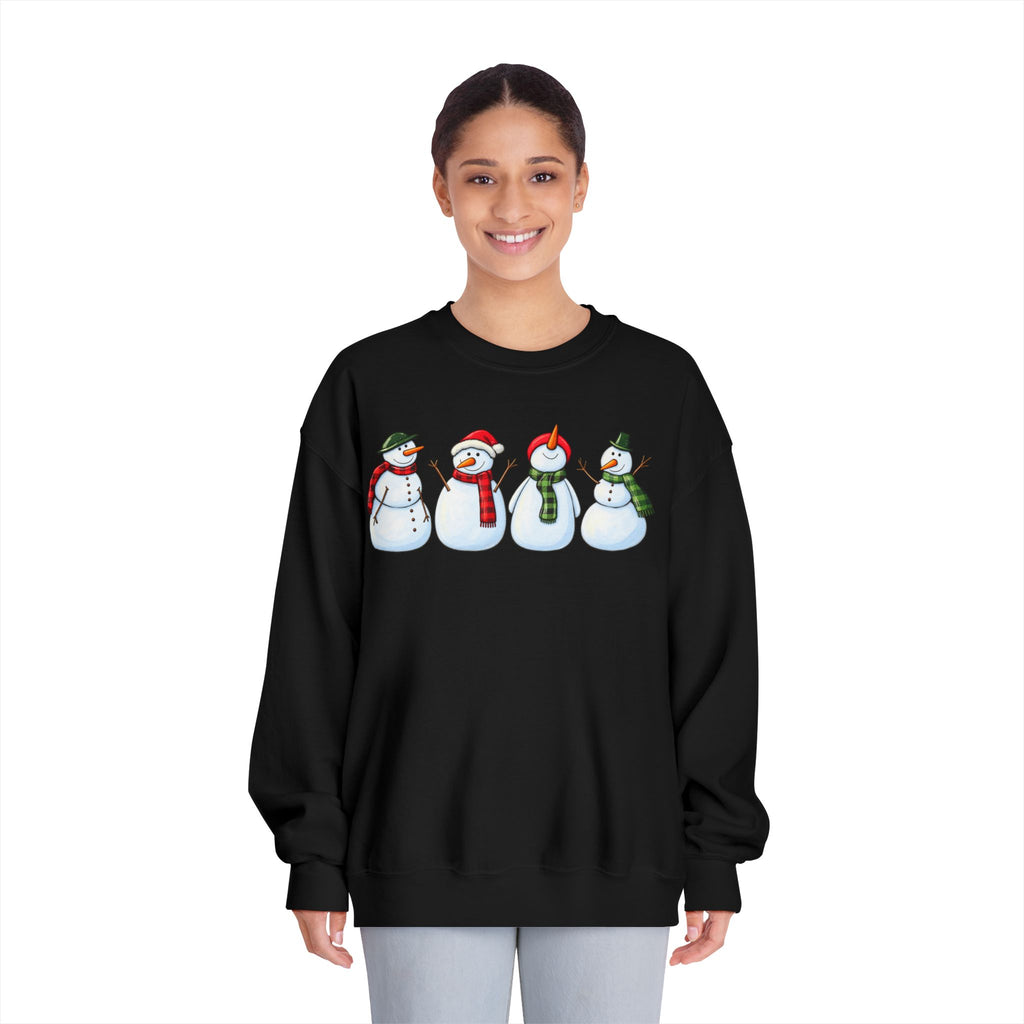 Snowman Crewneck Sweatshirt - product mockup view 11