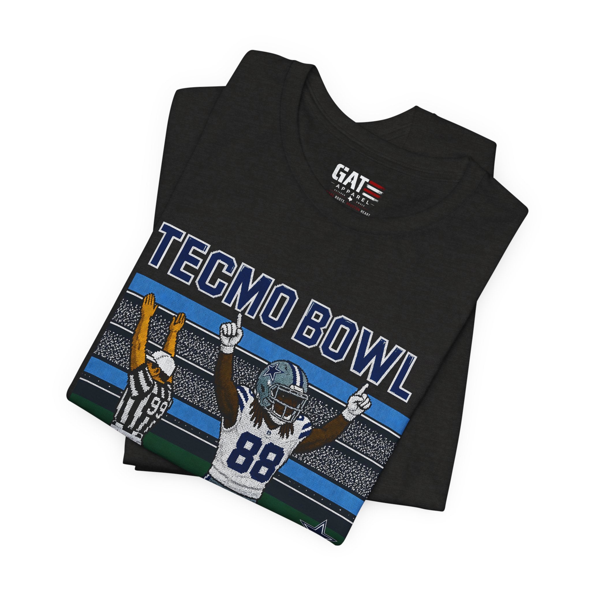 Retro CeeDee Lamb Shirt, Tecmo Bowl Inspired Cowboys Football Tee, Vintage 8 Bit Gamer Shirt, Touchdown Graphic Tee