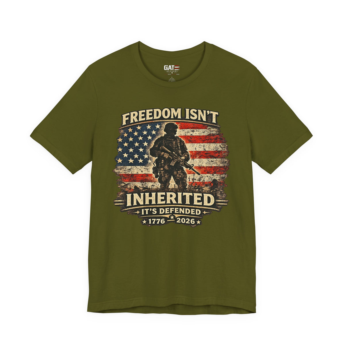 Freedom Isn't Inherited 1776-2026 Shirt | Veteran Tee