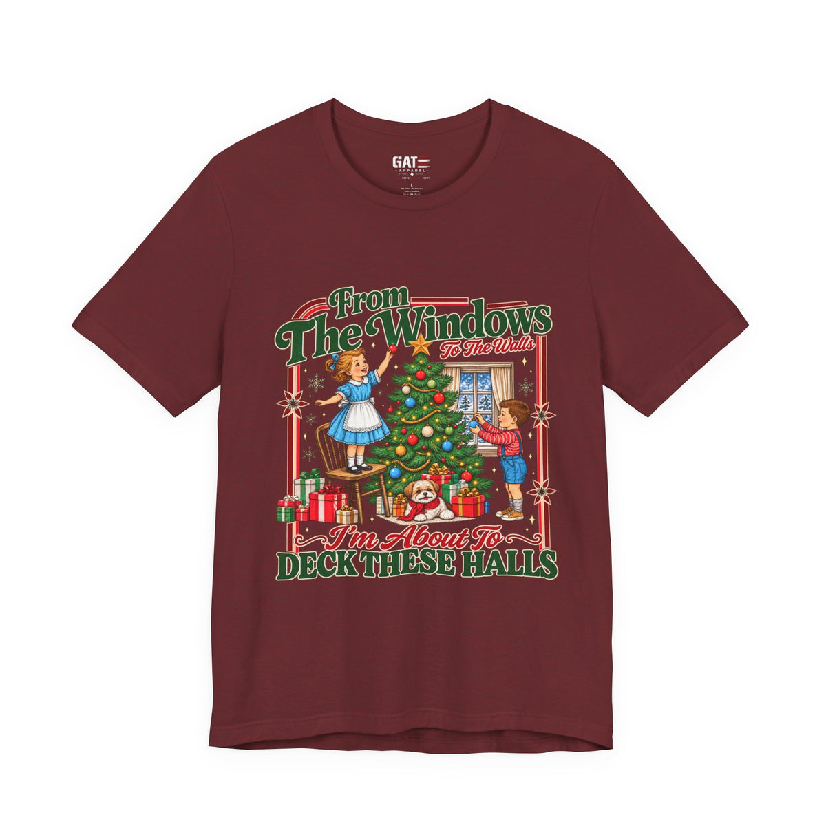 Deck These Halls Christmas Shirt | Funny Holiday Tee