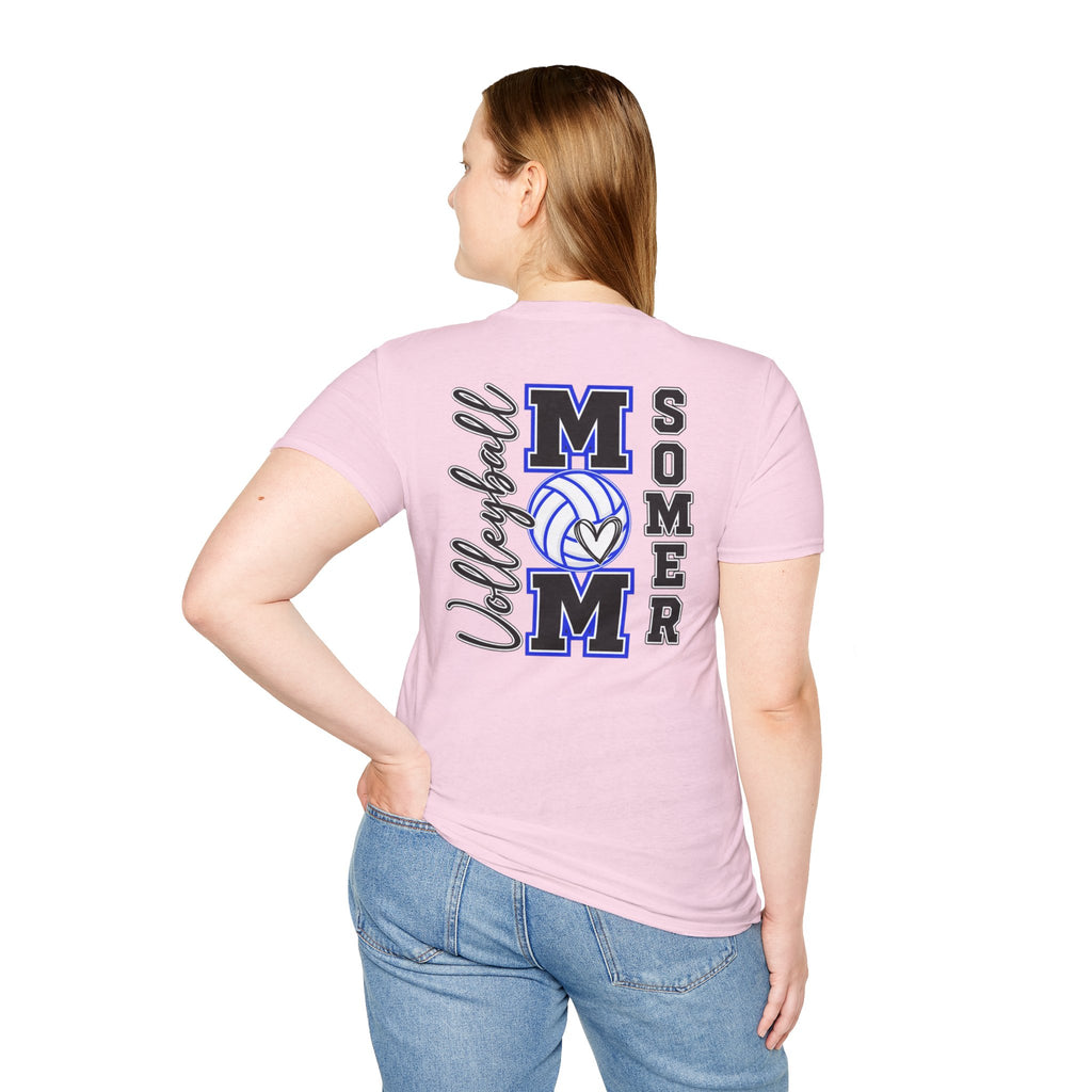 Volleyball Mom T‑Shirt – Custom Name