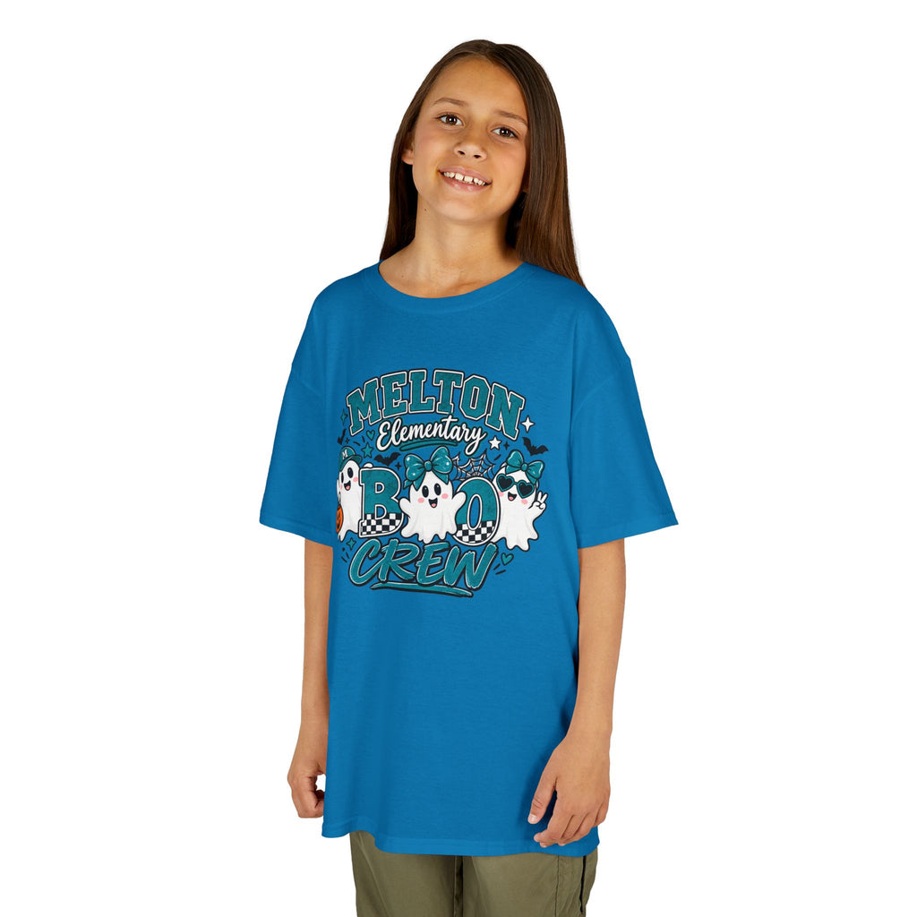 Melton Elementary Kids Boo Crew' Halloween T-Shirt