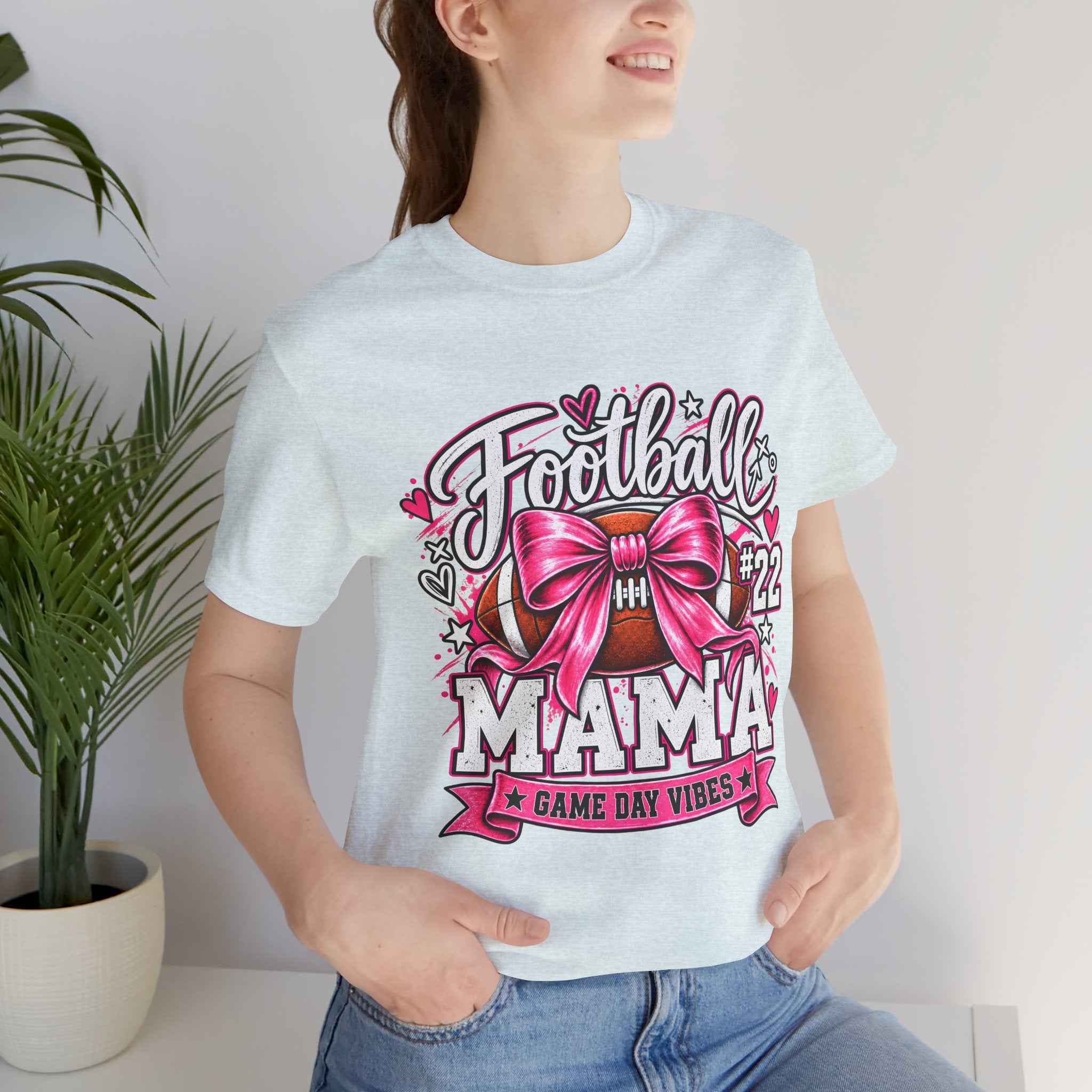 Football Mom Personalized Shirt Custom Player Name Number Player Game Day Tee
