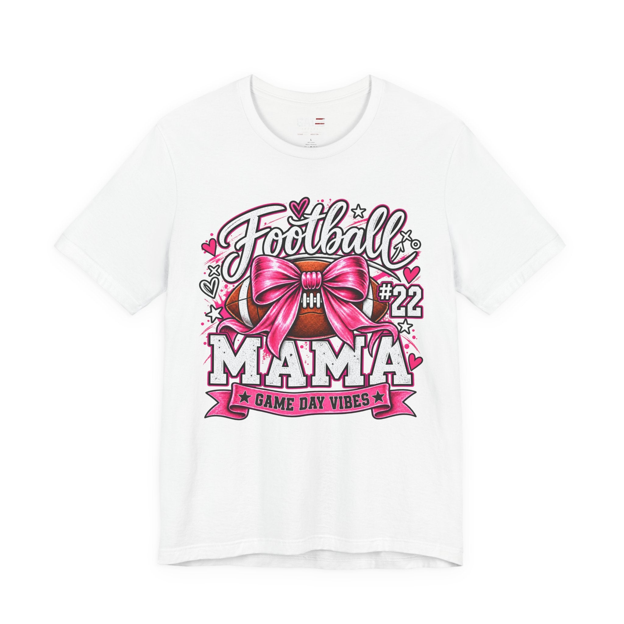 Football Mom Personalized Shirt Custom Player Name Number Helmet Game Day Tee