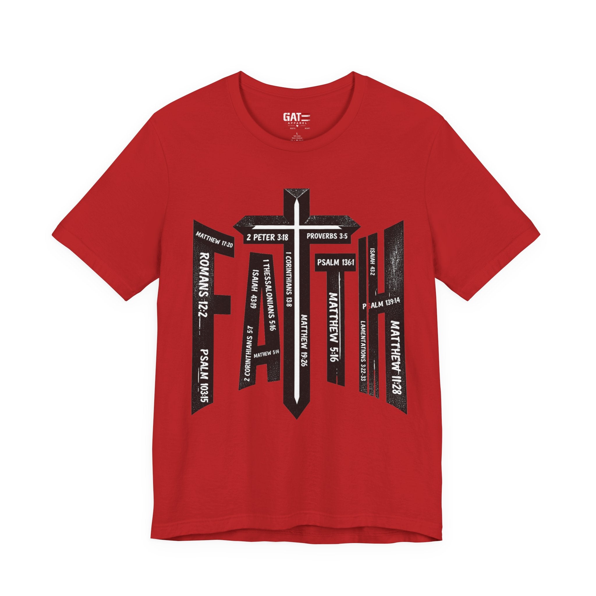 Faith Cross T-Shirt – Bible Verse Reference Graphic Tee