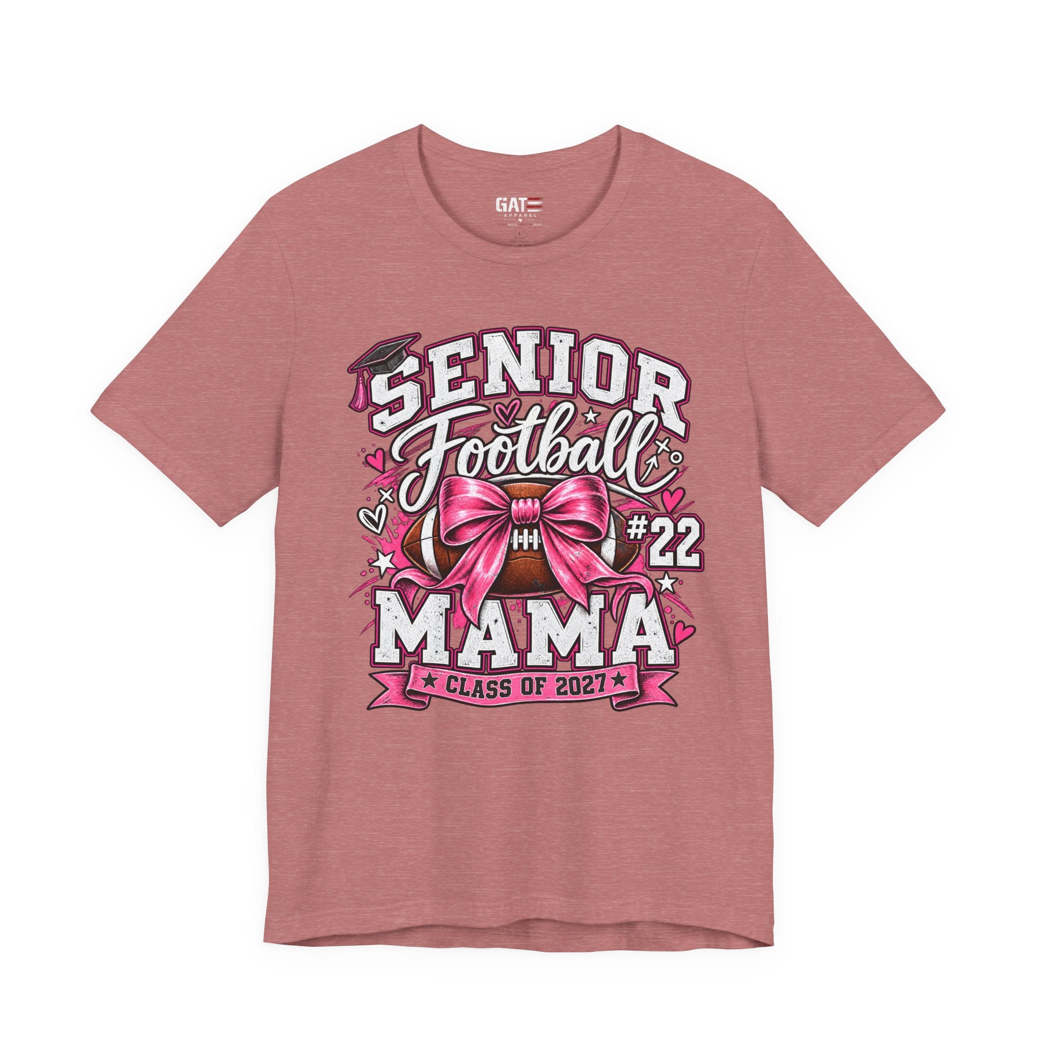 Football Mom Personalized Shirt Custom Player Name Number Helmet Game Day Tee
