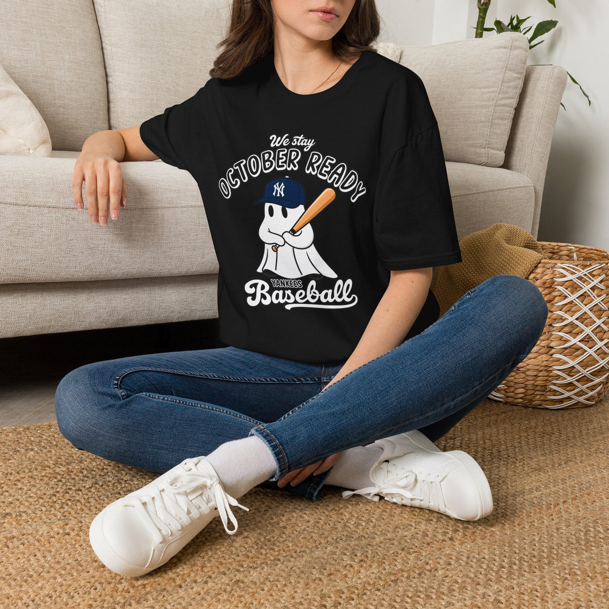 October baseball fan tee alternate mockup