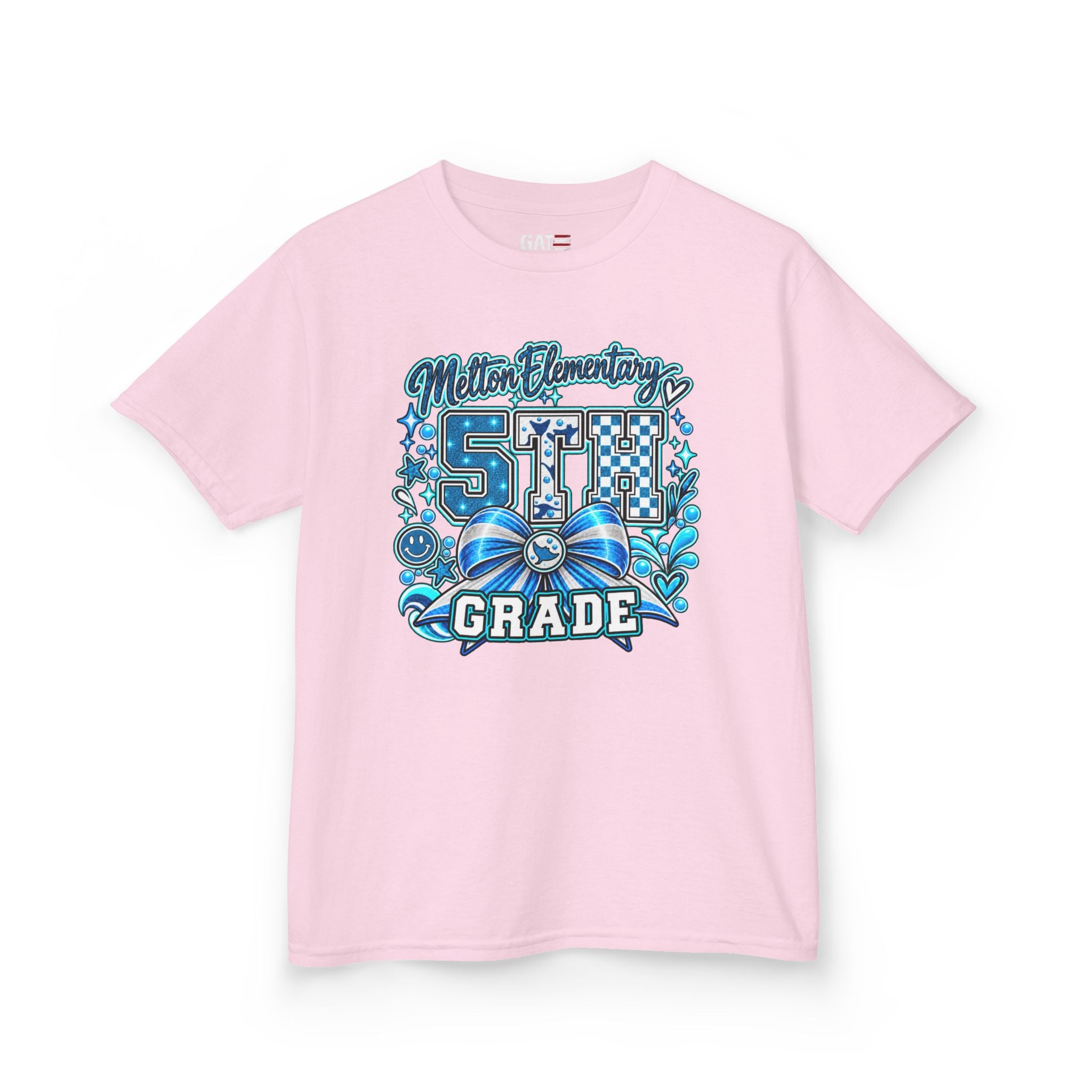 Melton 5th Grade Kids T‑Shirt — Ribbon Design