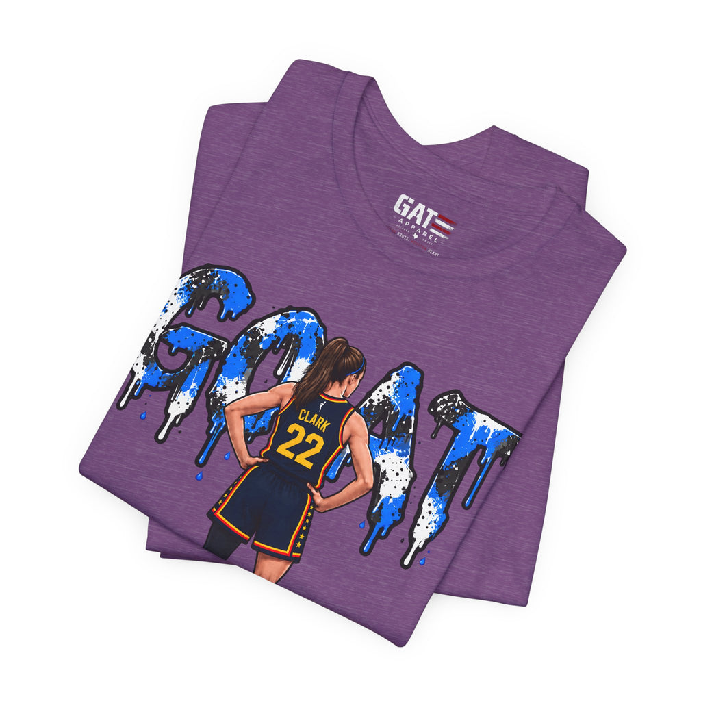 Caitlin Clark Caitlin 1s GOAT Blue Paint Sneaker Shirt