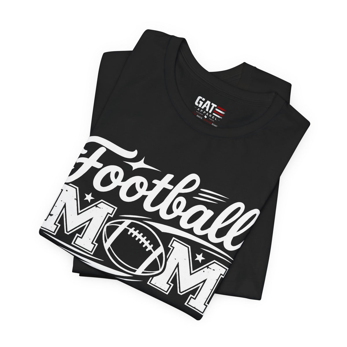Personalized Football Mom Shirt | Name & Number Tee Style 7